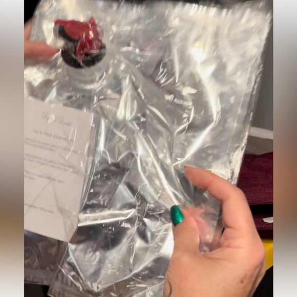 NWT-PortoVino City Tote Bag - Canvas Wine Purse with Hidden Spout and Dispenser - Picture 14 of 15